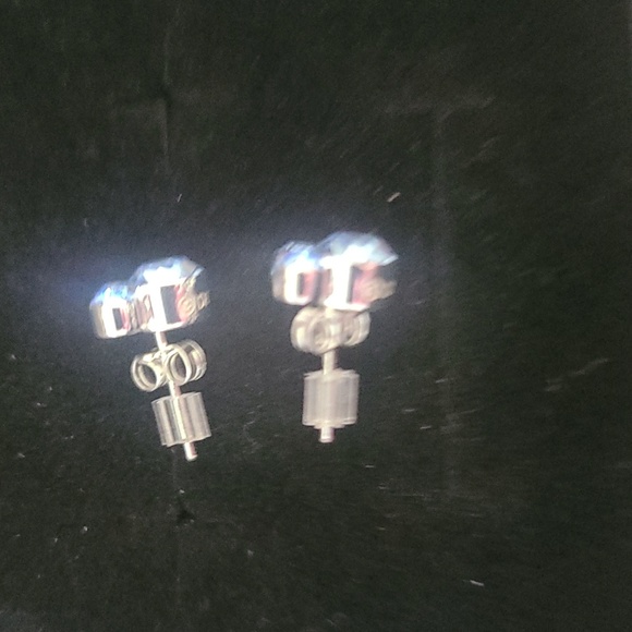 Light Blue Mickey Mouse Earrings - Picture 2 of 4